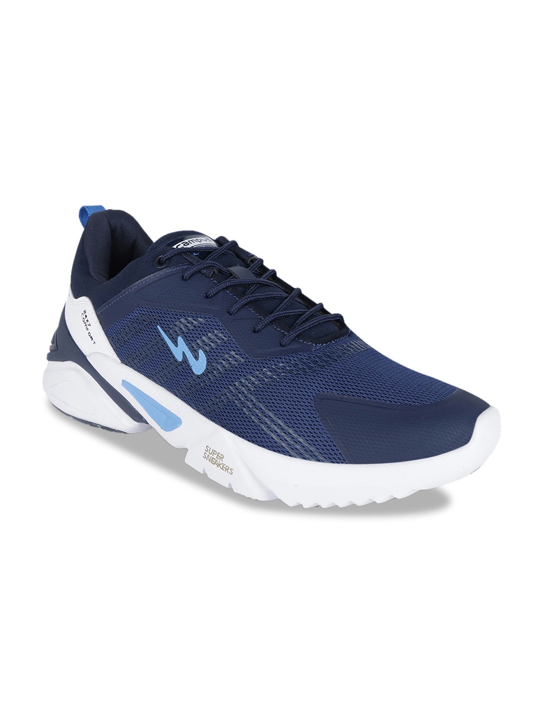 

Campus Men Blue Mesh Running Shoes