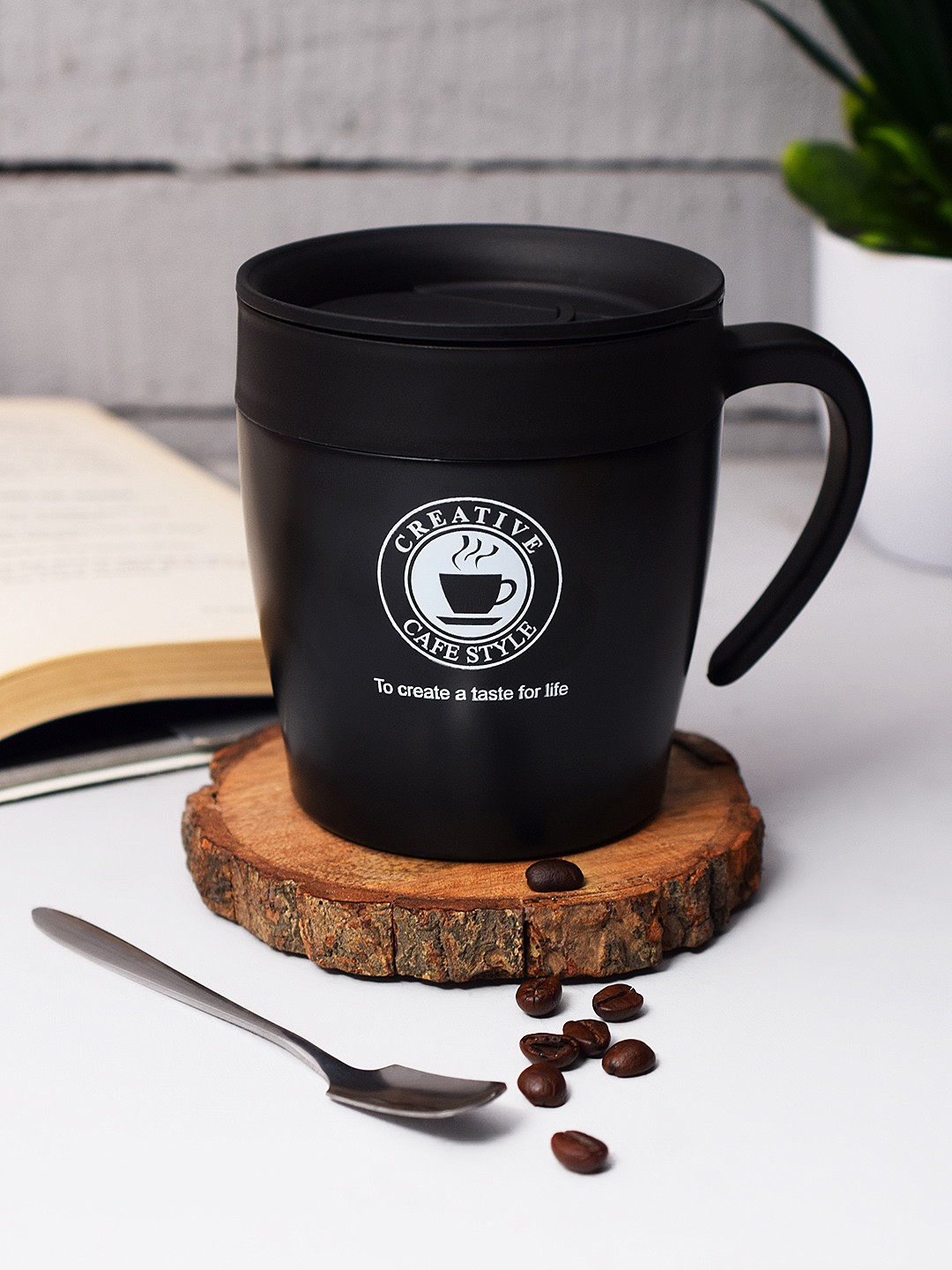 

INCRIZMA Black Insulated Stainless Steel Coffee Mug