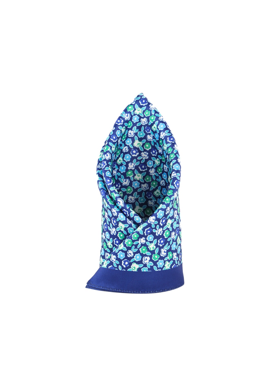 

Alvaro Castagnino Men Blue Printed Pocket Square