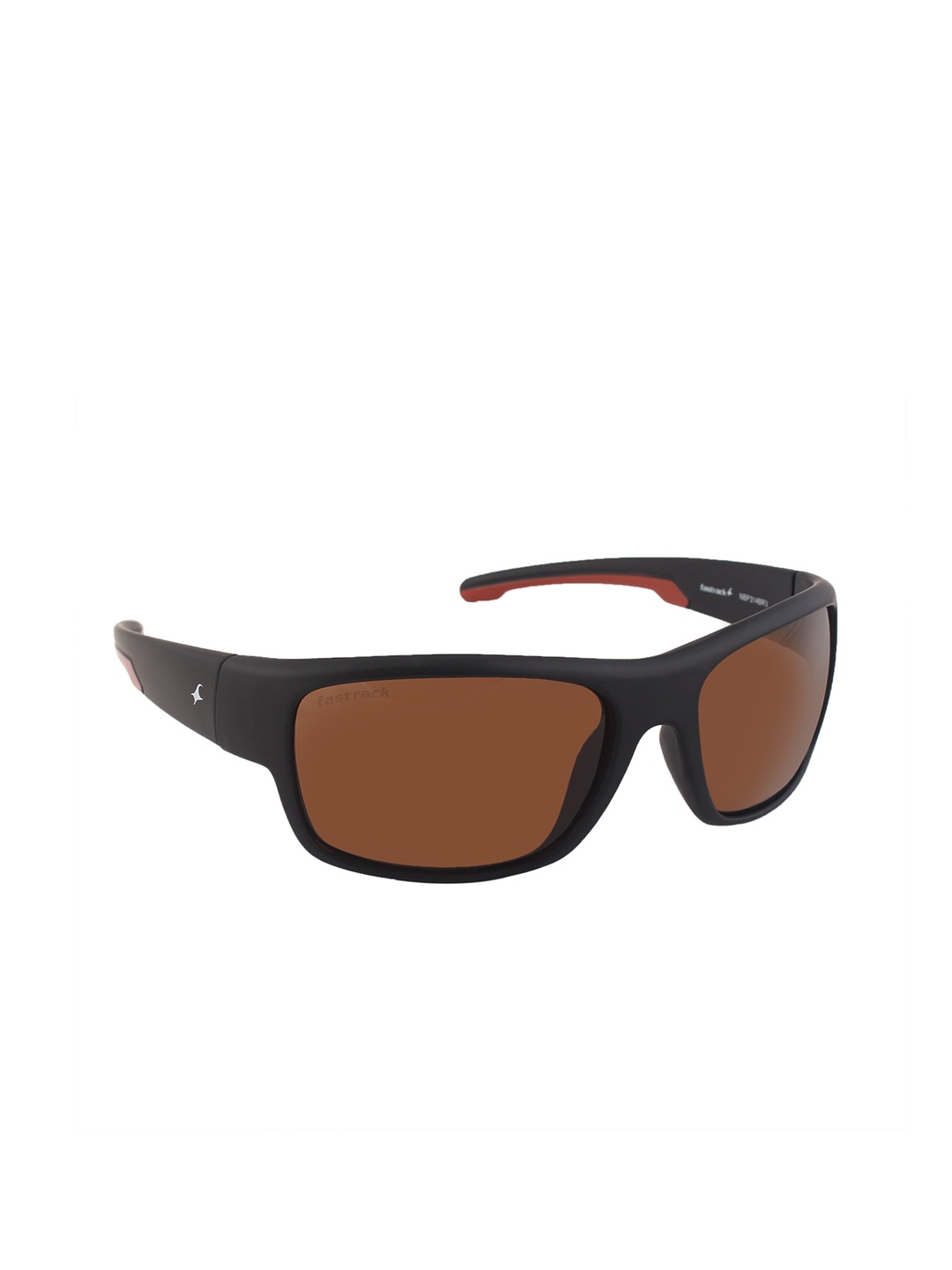 

Fastrack Men Wayfarer UV Protected Sunglasses P314BR3, Brown