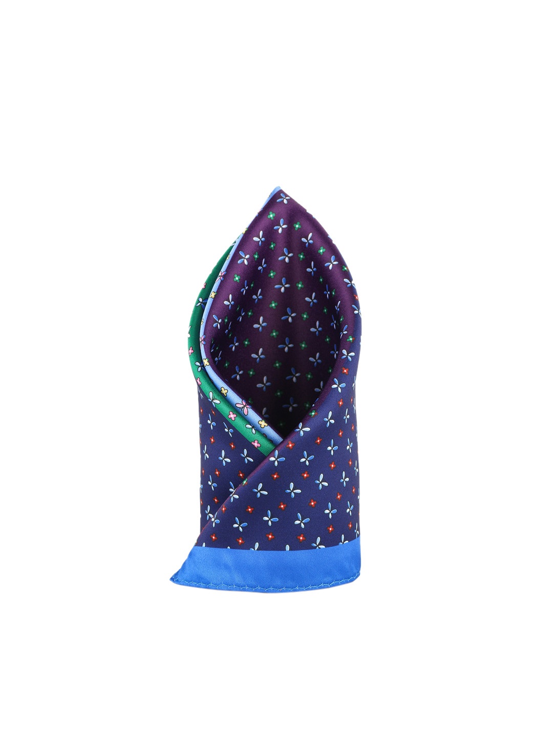 

Alvaro Castagnino Men Blue & Green Printed Pocket Square