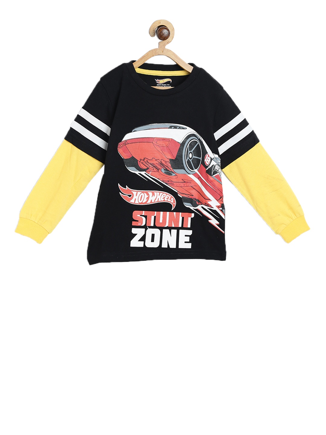 

toothless Boys Black Printed Round Neck T-shirt
