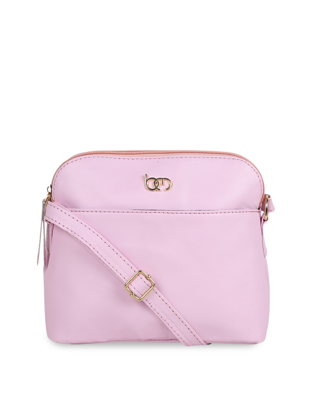 

Bagsy Malone Pink Solid Sling Bag