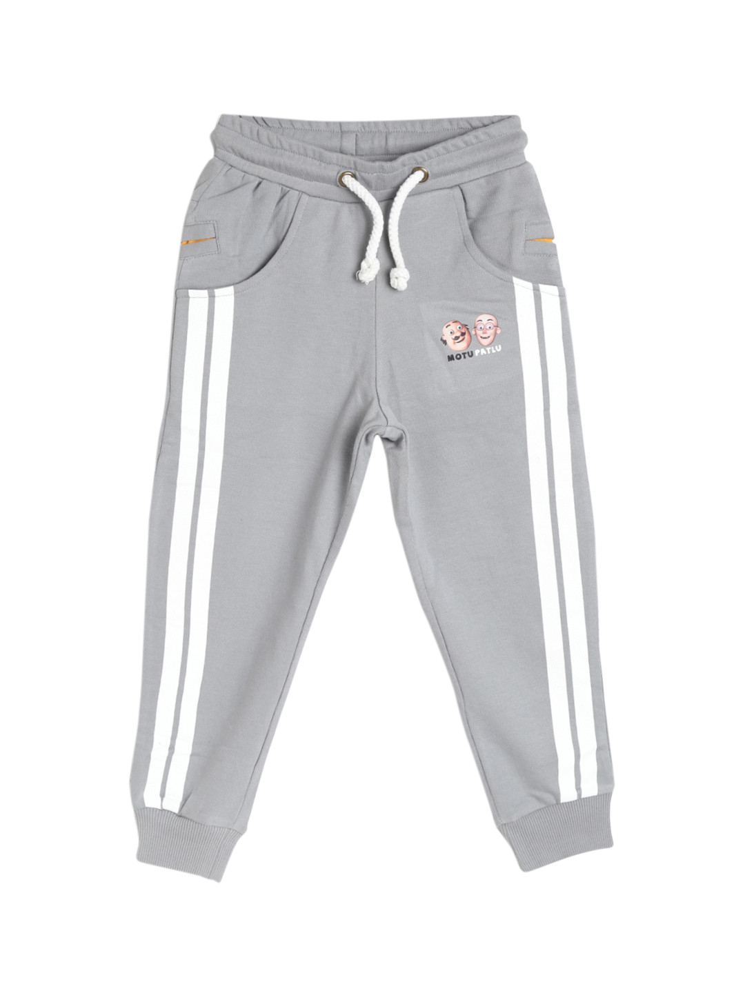 

toothless Boys Grey & White Striped Joggers