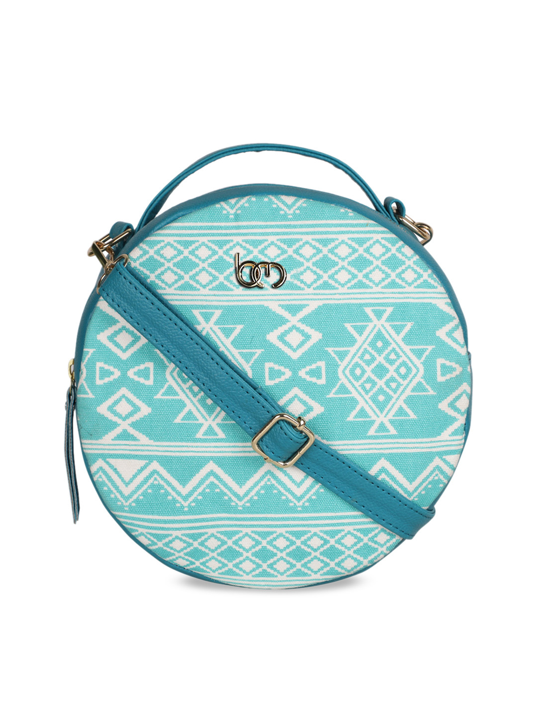 

Bagsy Malone Blue & White Printed Satchel
