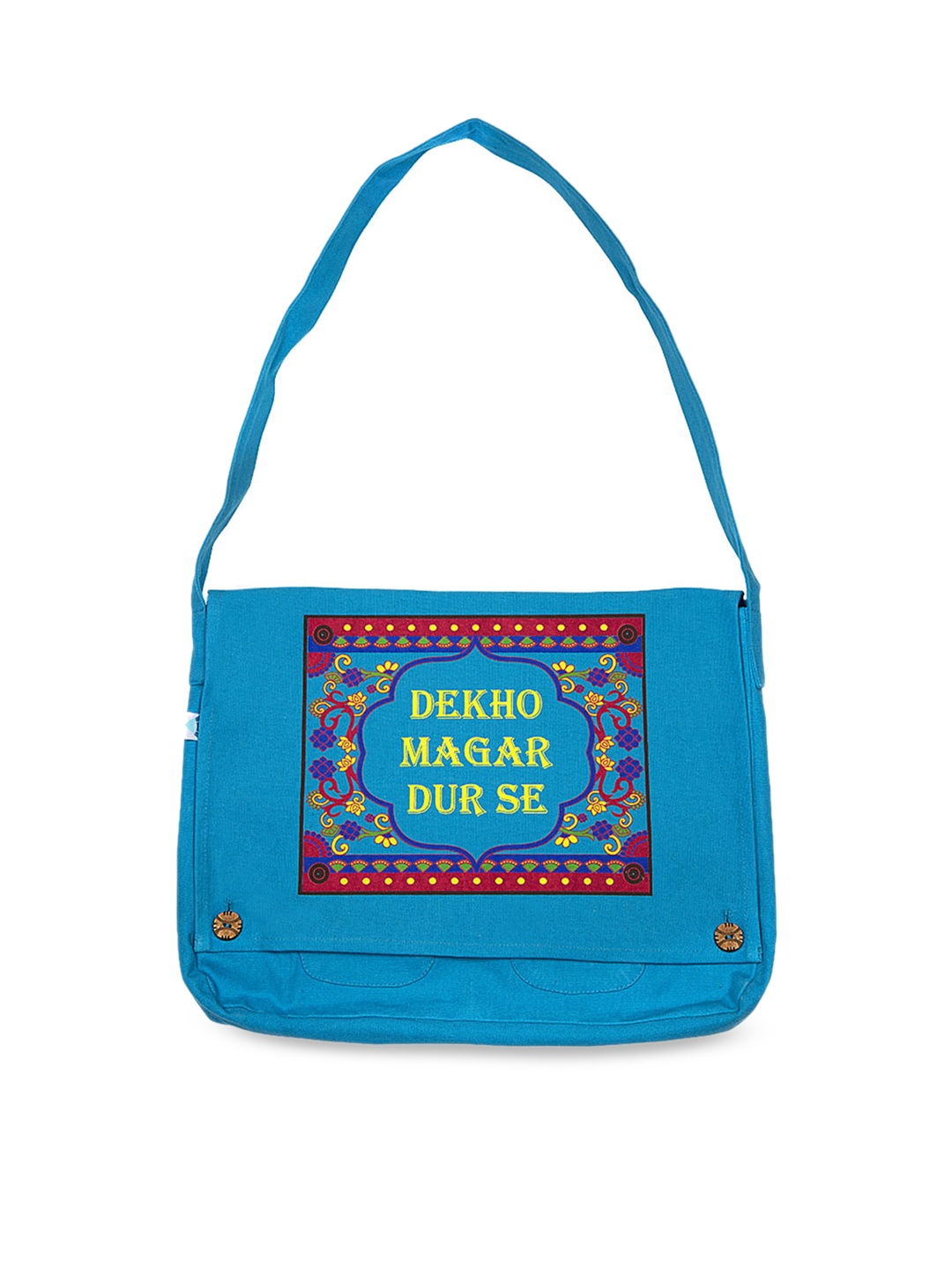 

Voylla Blue Printed Shoulder Bag