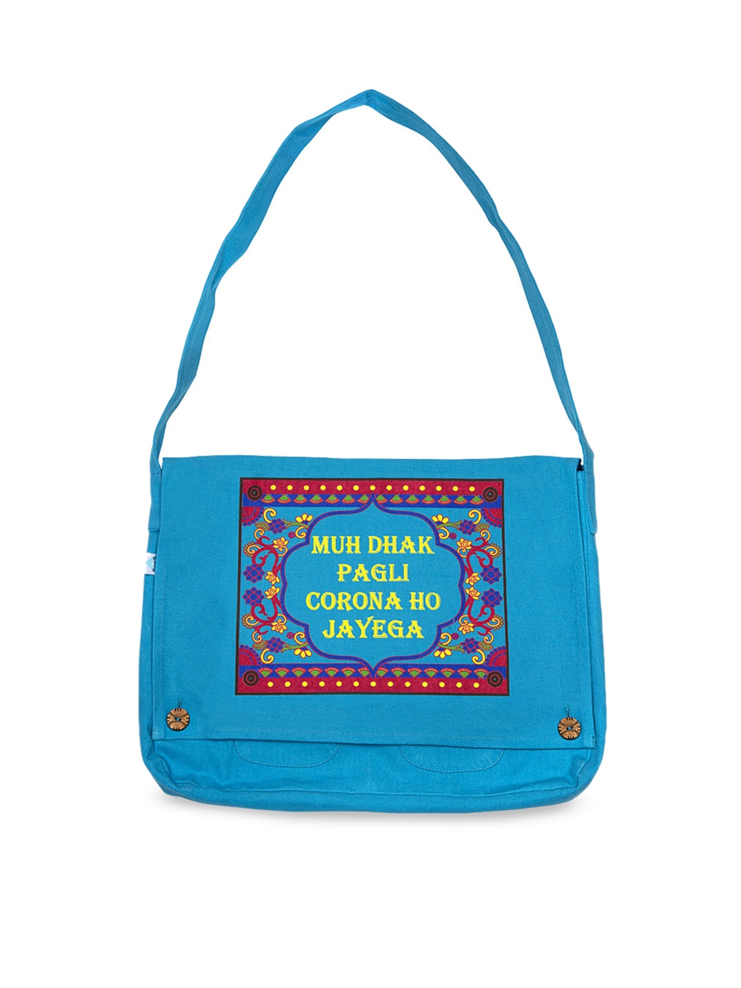 

Voylla Blue Printed Shoulder Bag