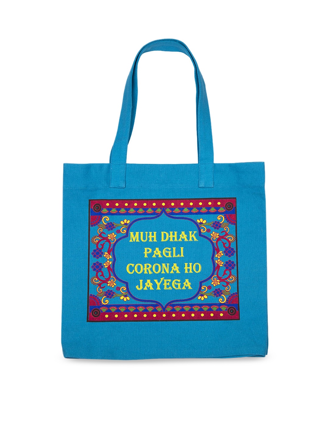 

Voylla Blue Printed Tote Bag