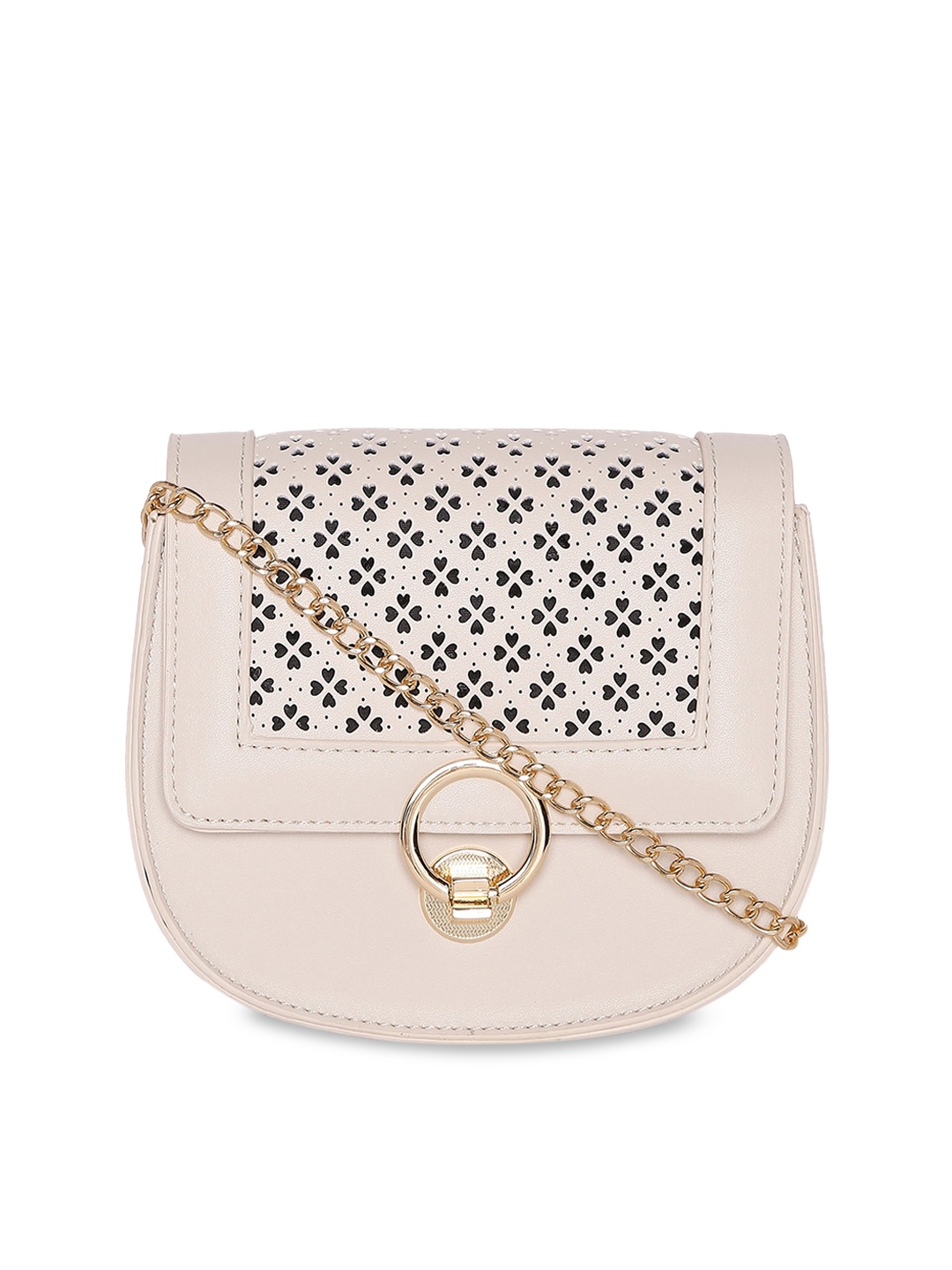 

Forever Glam by Pantaloons Off-White Textured Sling Bag