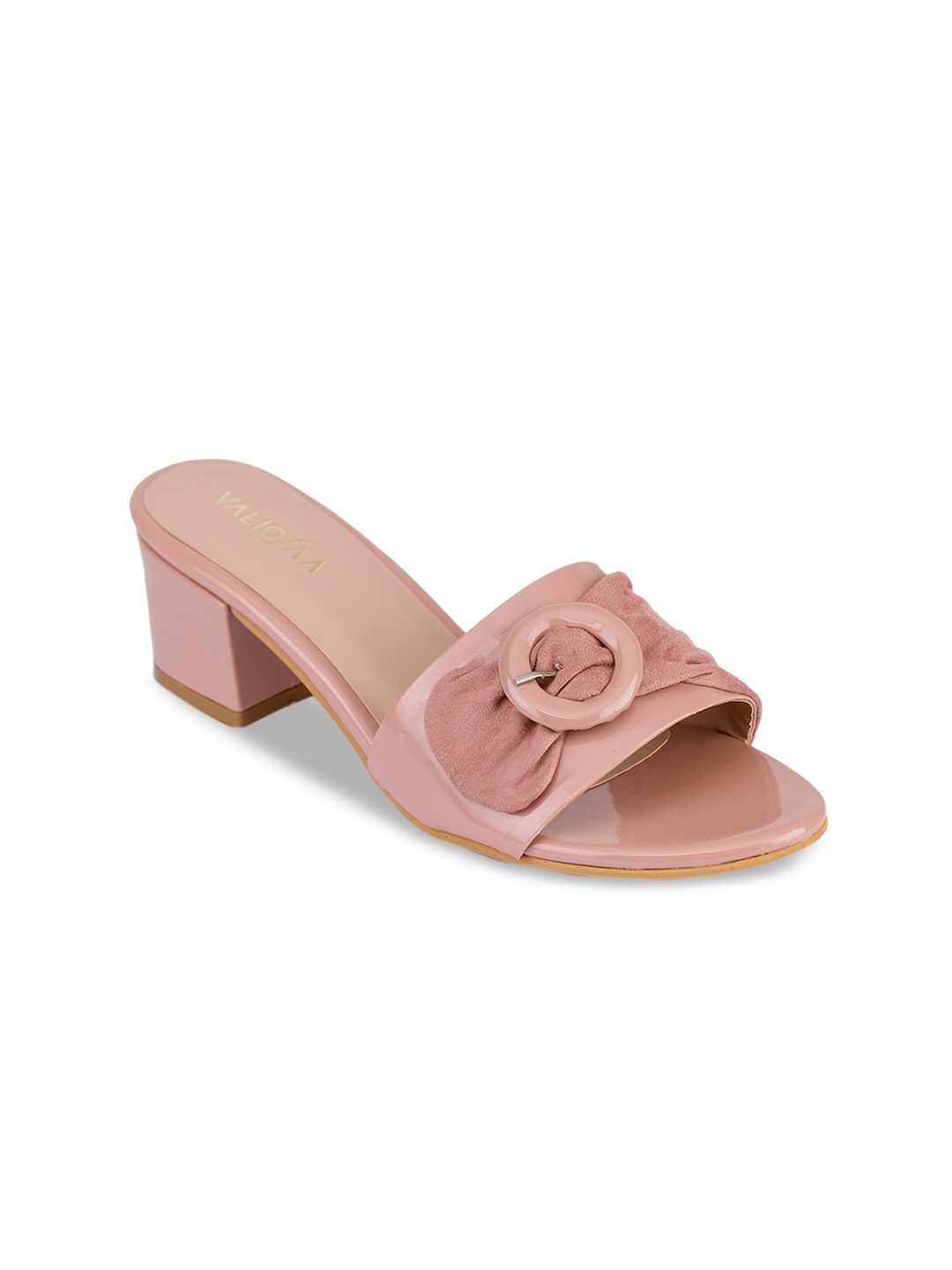 

VALIOSAA Women Pink Solid Peep Toes