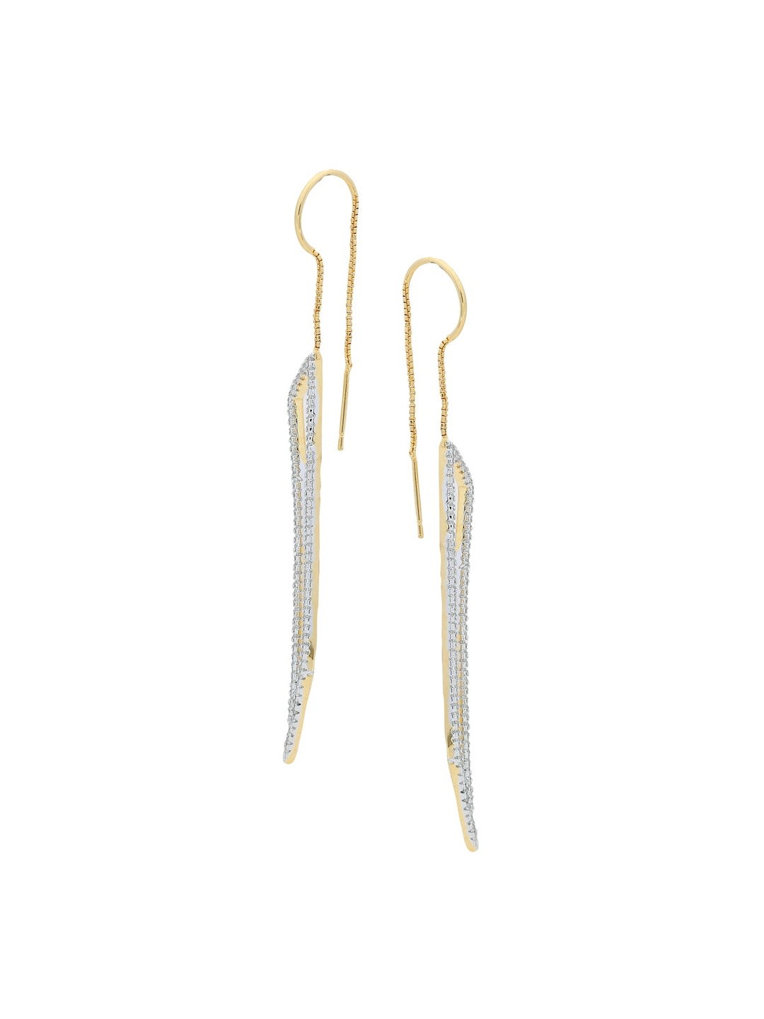 

Tistabene White Contemporary Handcrafted Drop Earrings