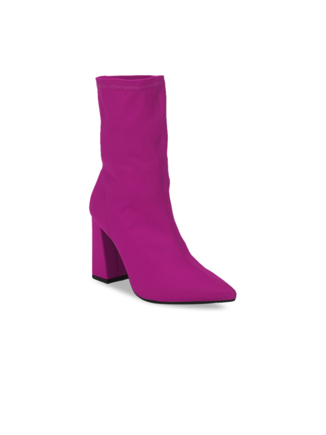 

Truffle Collection Women Fuchsia Solid Heeled Boots