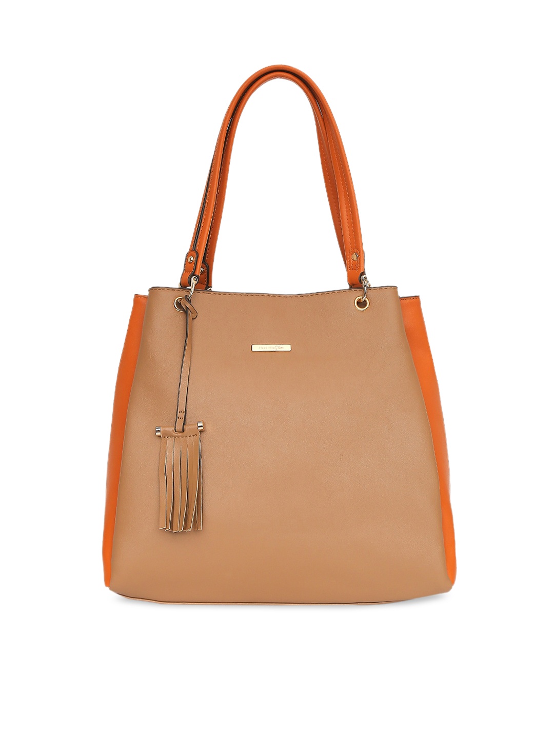 

Forever Glam by Pantaloons Women Shoulder Bag With Tasslled, Tan