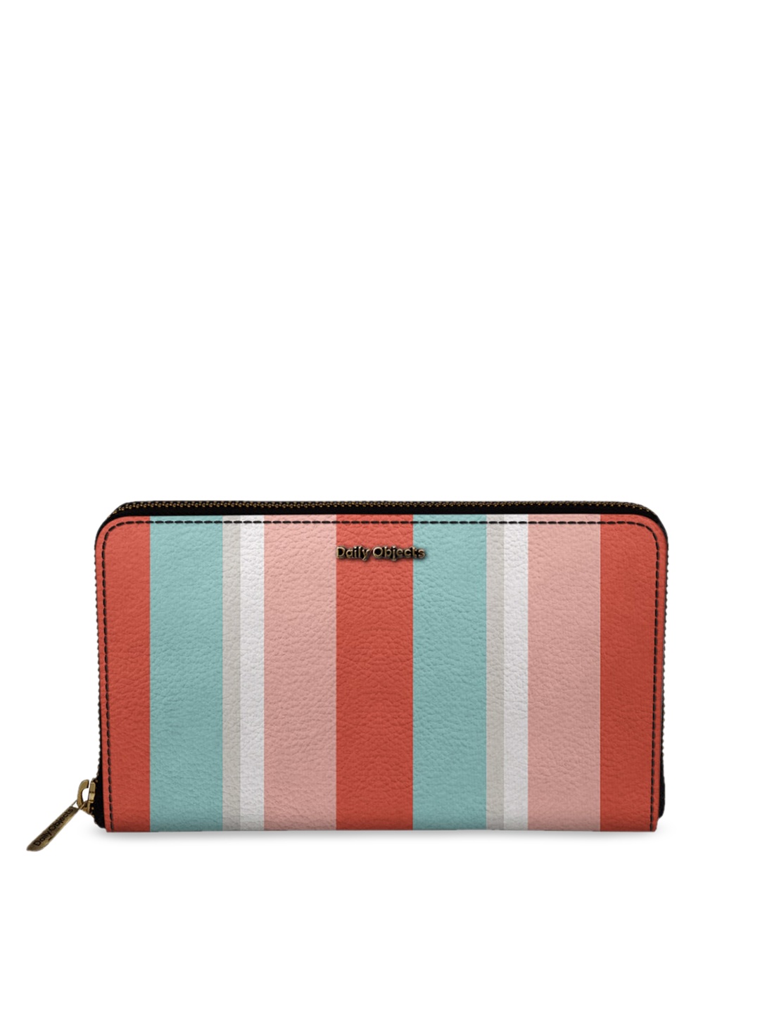 

DailyObjects Women Multicoloured Striped Zip Around Wallet, Multi