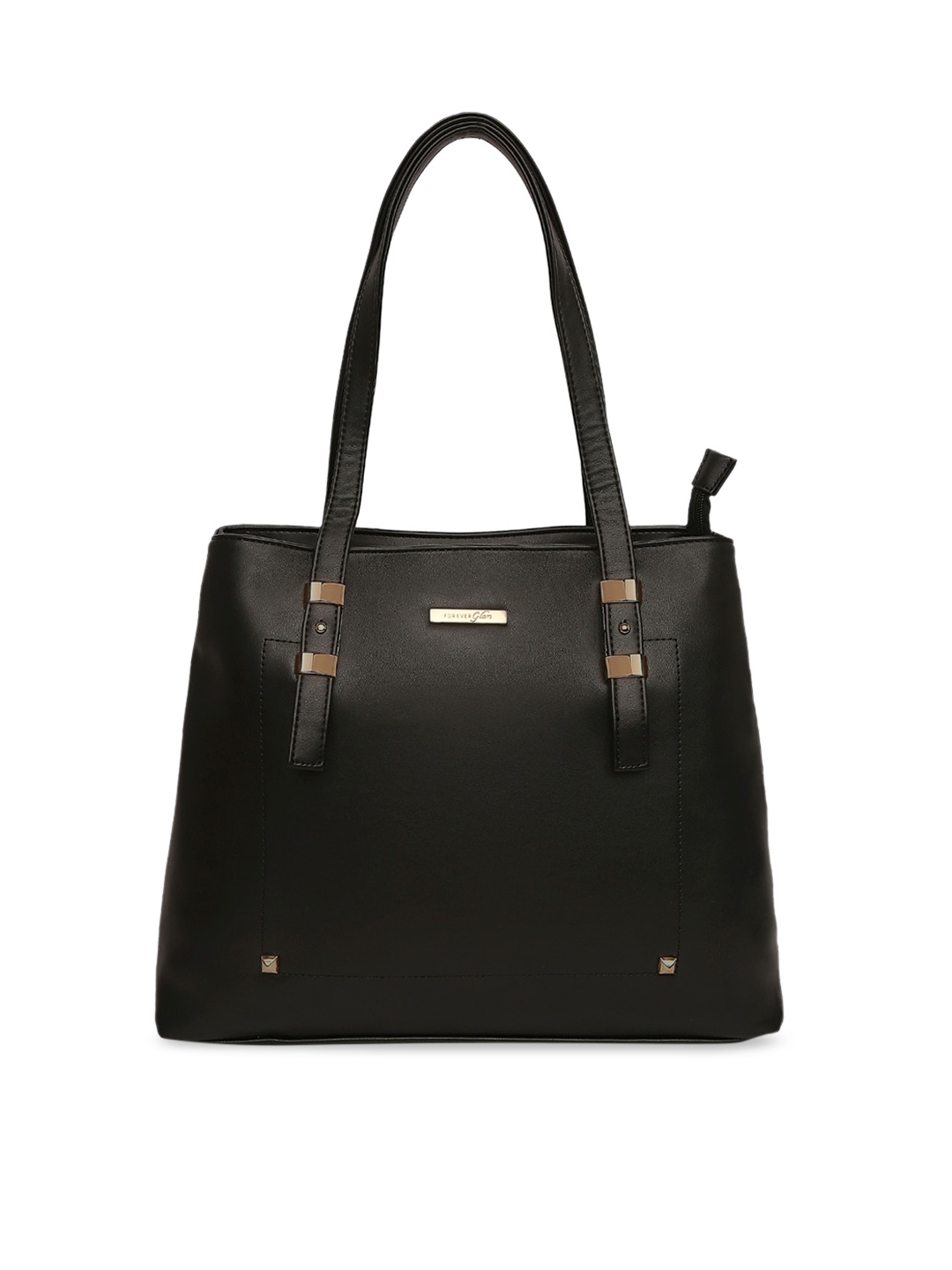 

Forever Glam by Pantaloons Black Solid Shoulder Bag