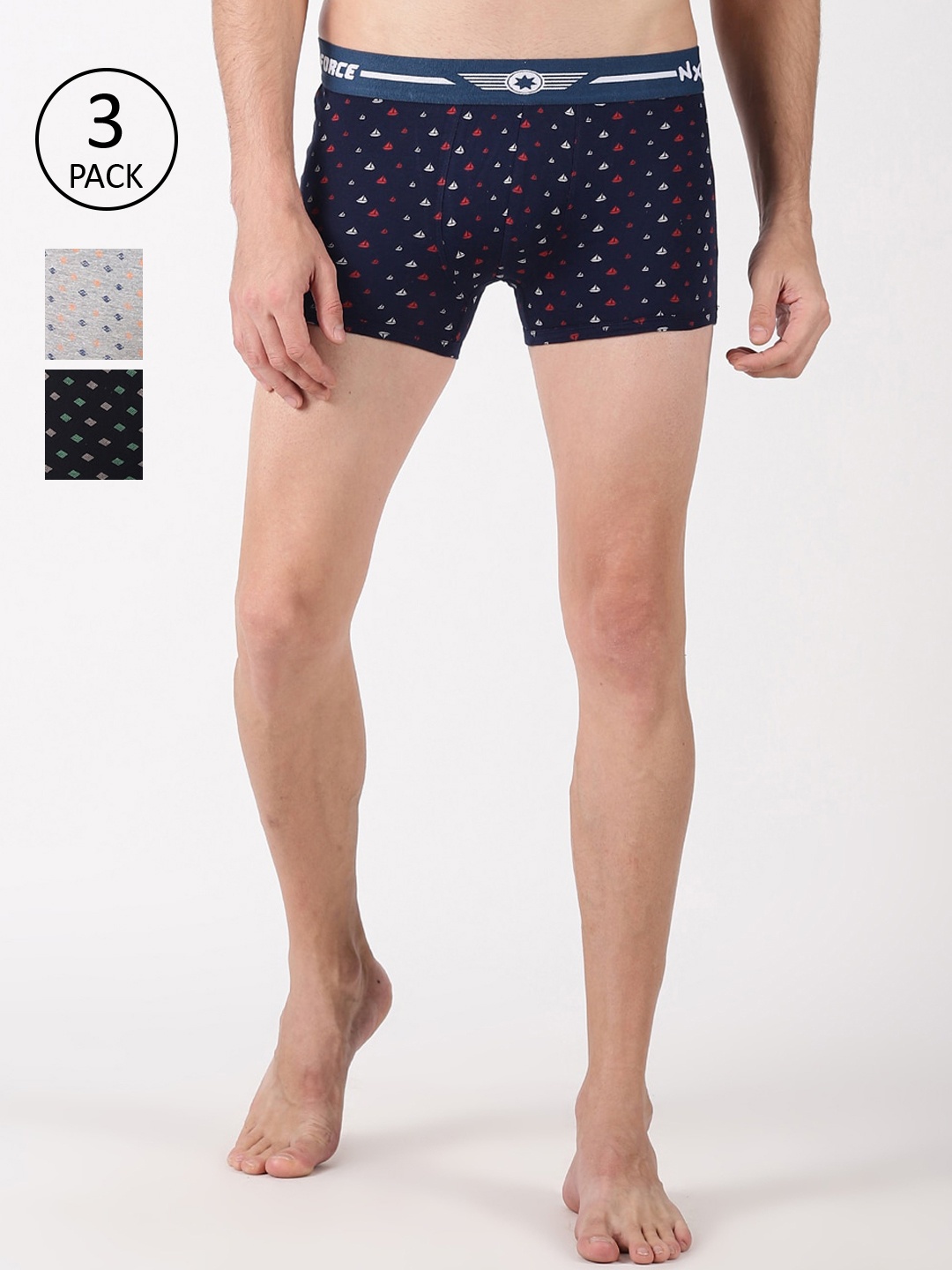 

Force NXT Men Pack Of 3 Assorted Trunks MNFF-136-PO3