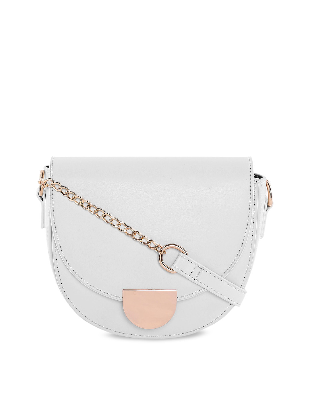 

Forever Glam by Pantaloons Off-White Colourblocked Sling Bag