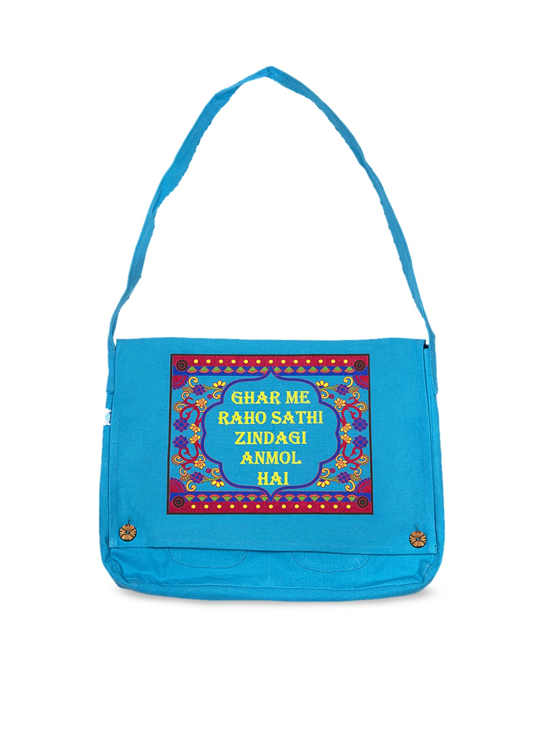 

Voylla Blue Printed Shoulder Bag