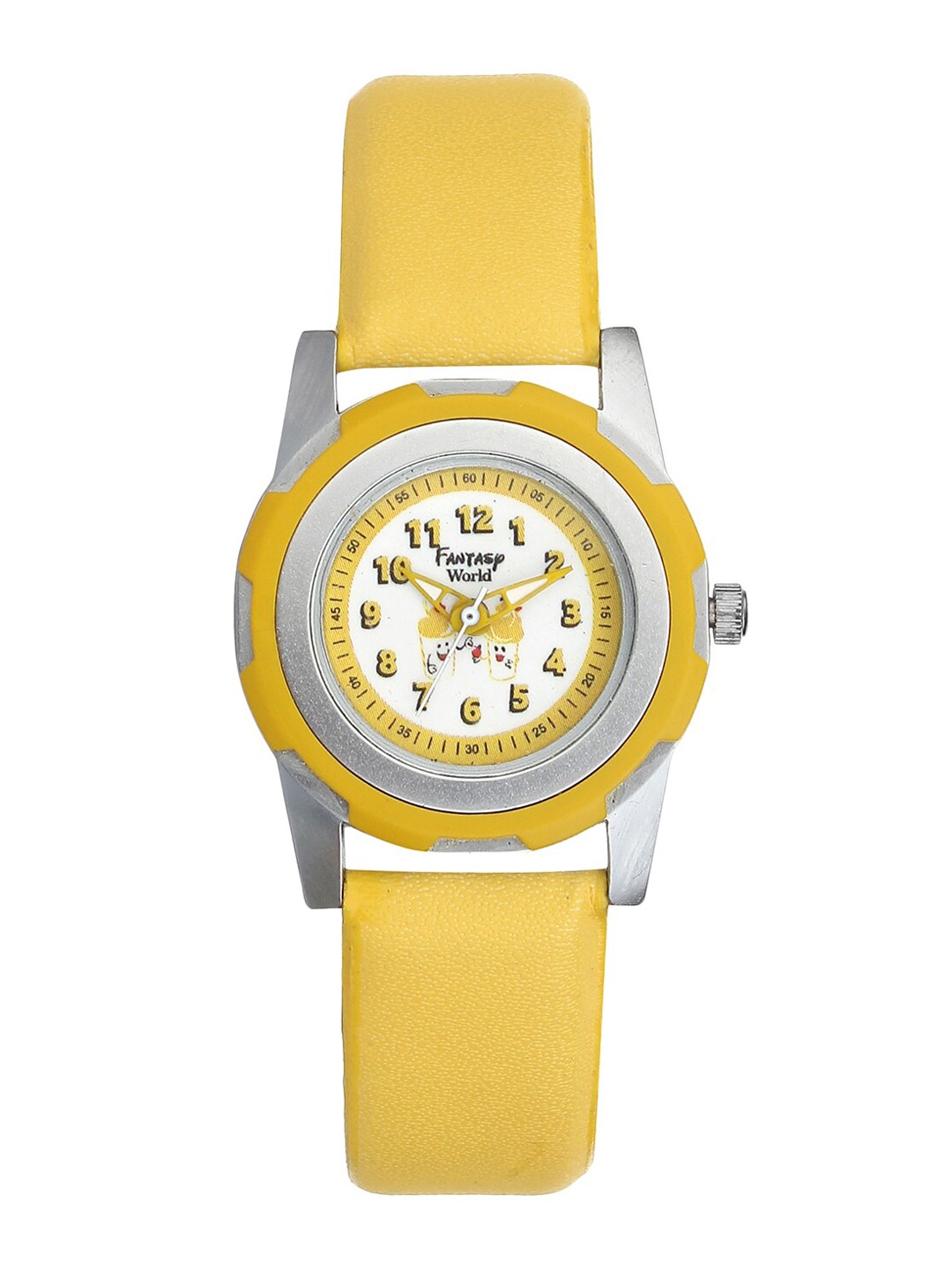 

Fantasy World Kids Yellow Analogue Watch FW-007