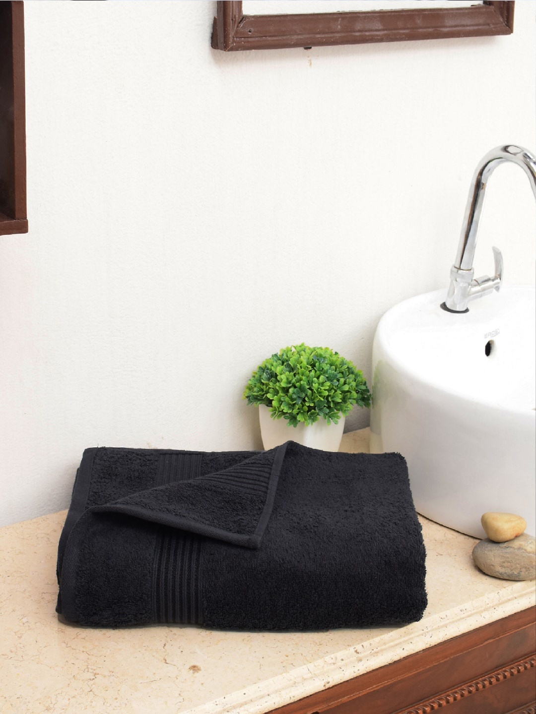 

AVI Living Unisex Black Solid 550 GSM Glam Egyptian Bath Towel