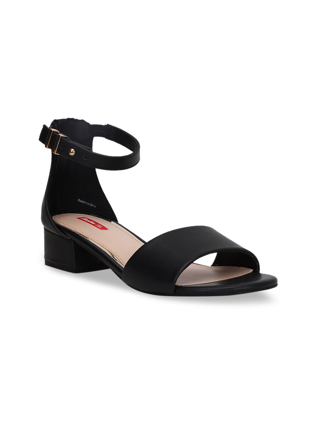 

Bata Women Black Solid Sandals