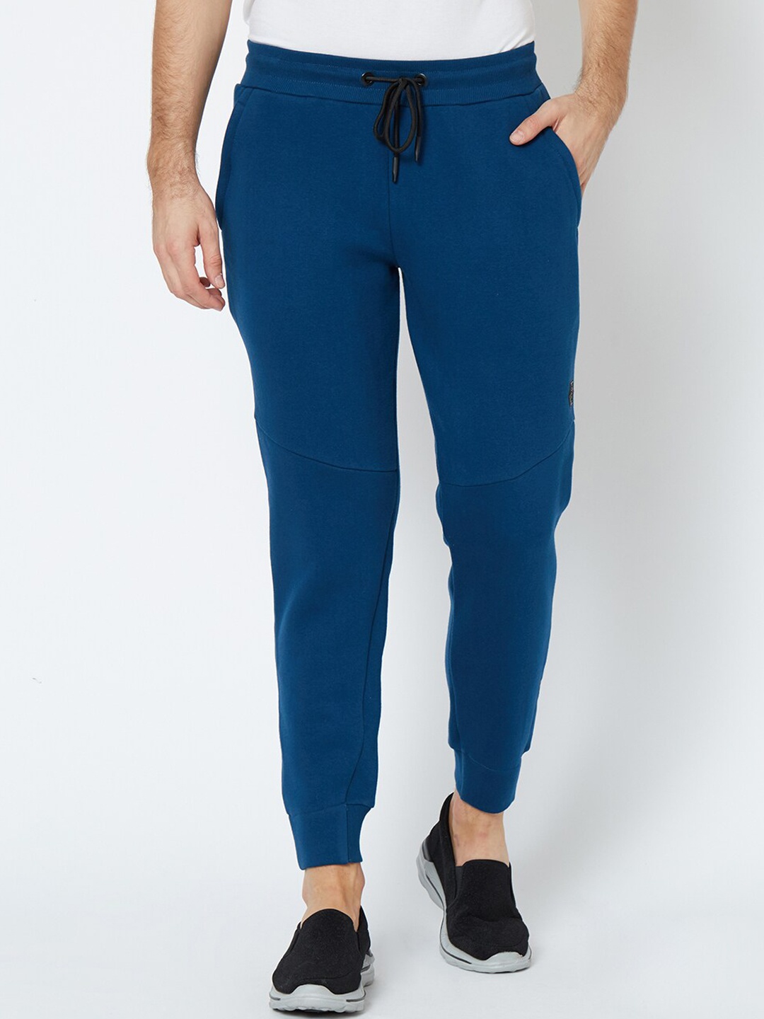Sweet Dreams Men Blue Solid Joggers