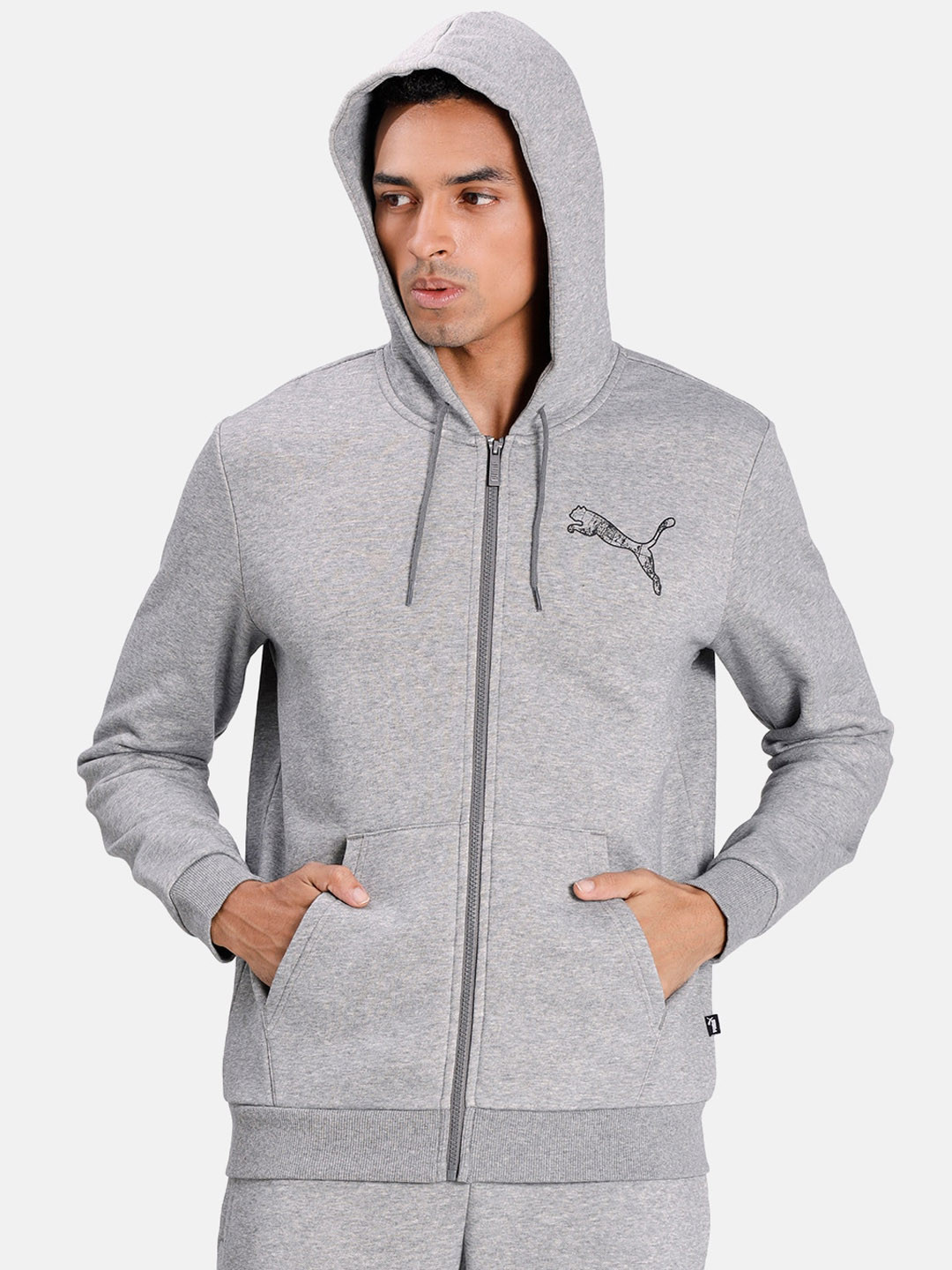 

Puma Men Grey KA Full Zip Track Hoodie