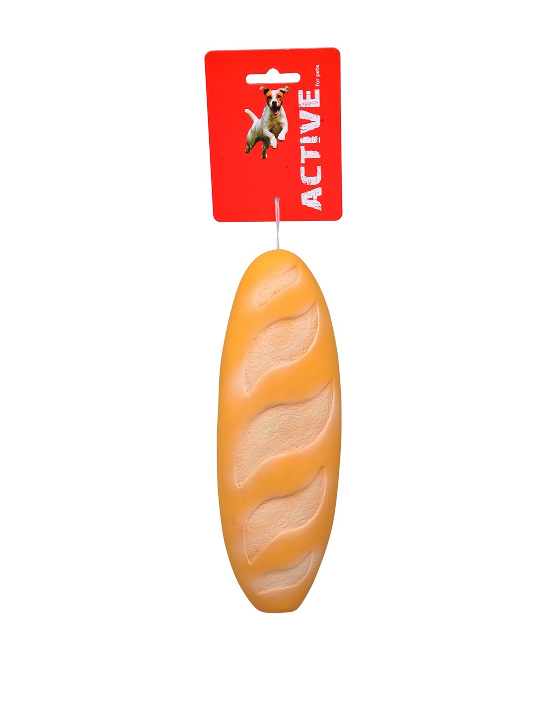 

GLENAND Brown GL Latex Squeaky Baguette 22.8CM GI0067 Pet Toy