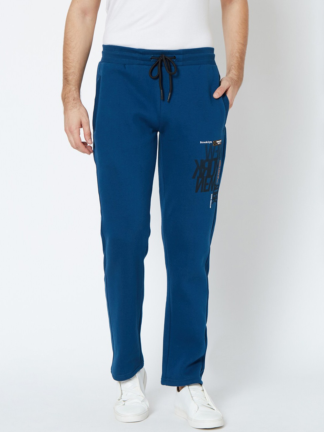 

Sweet Dreams Men Blue Solid Track Pants