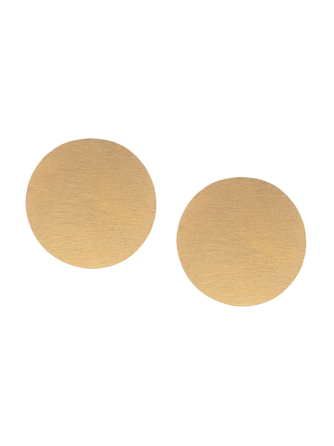 

INDYA Gold-Toned Circular Studs