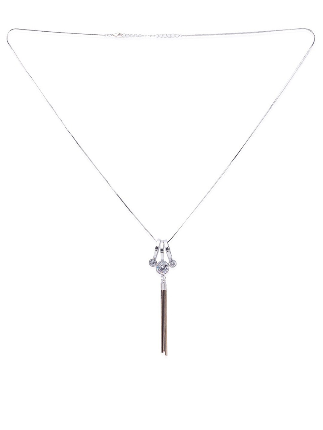 

Globus Silver Minimal Necklace