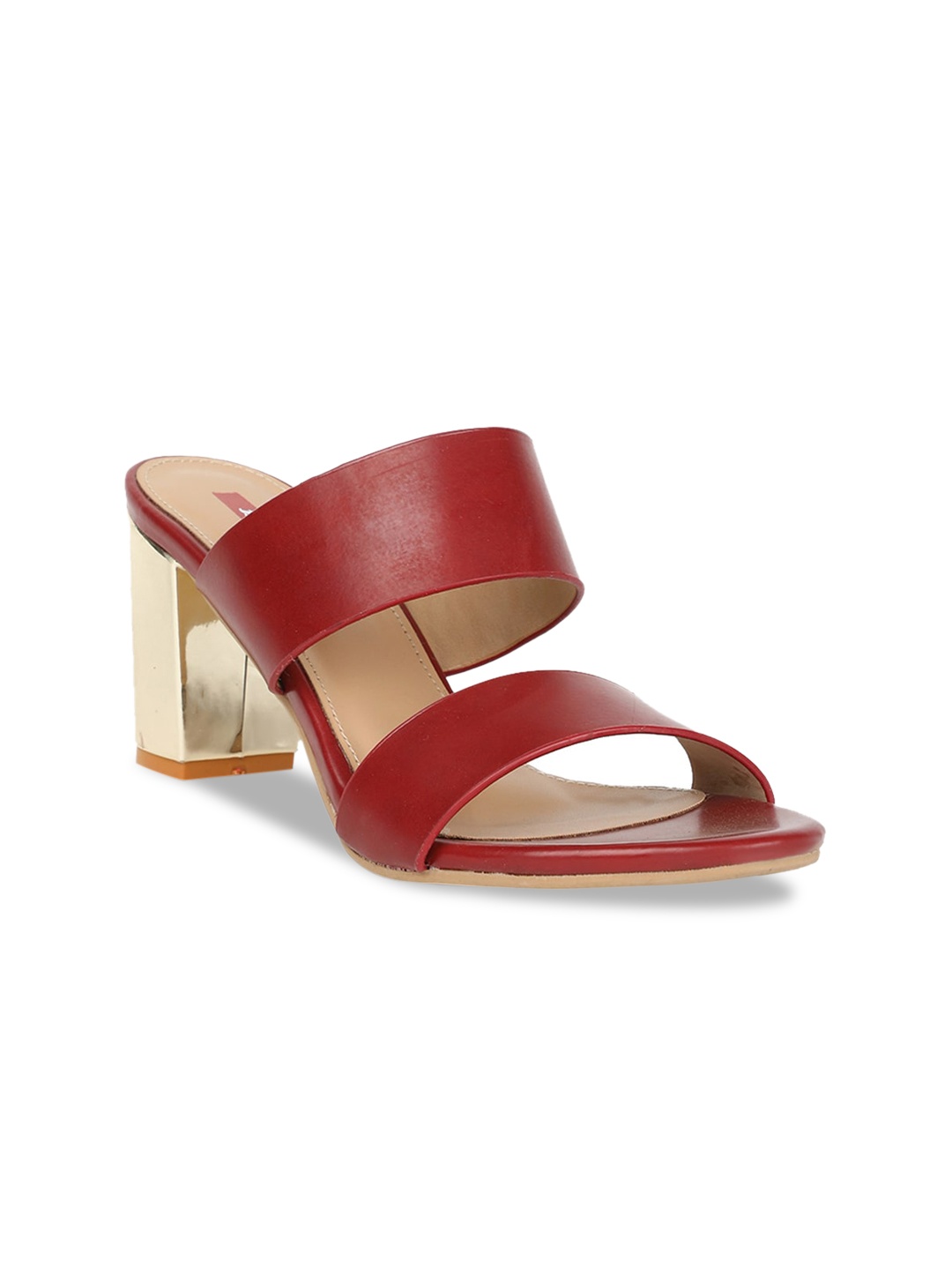 

Bata Women Maroon Solid Comfort Heels