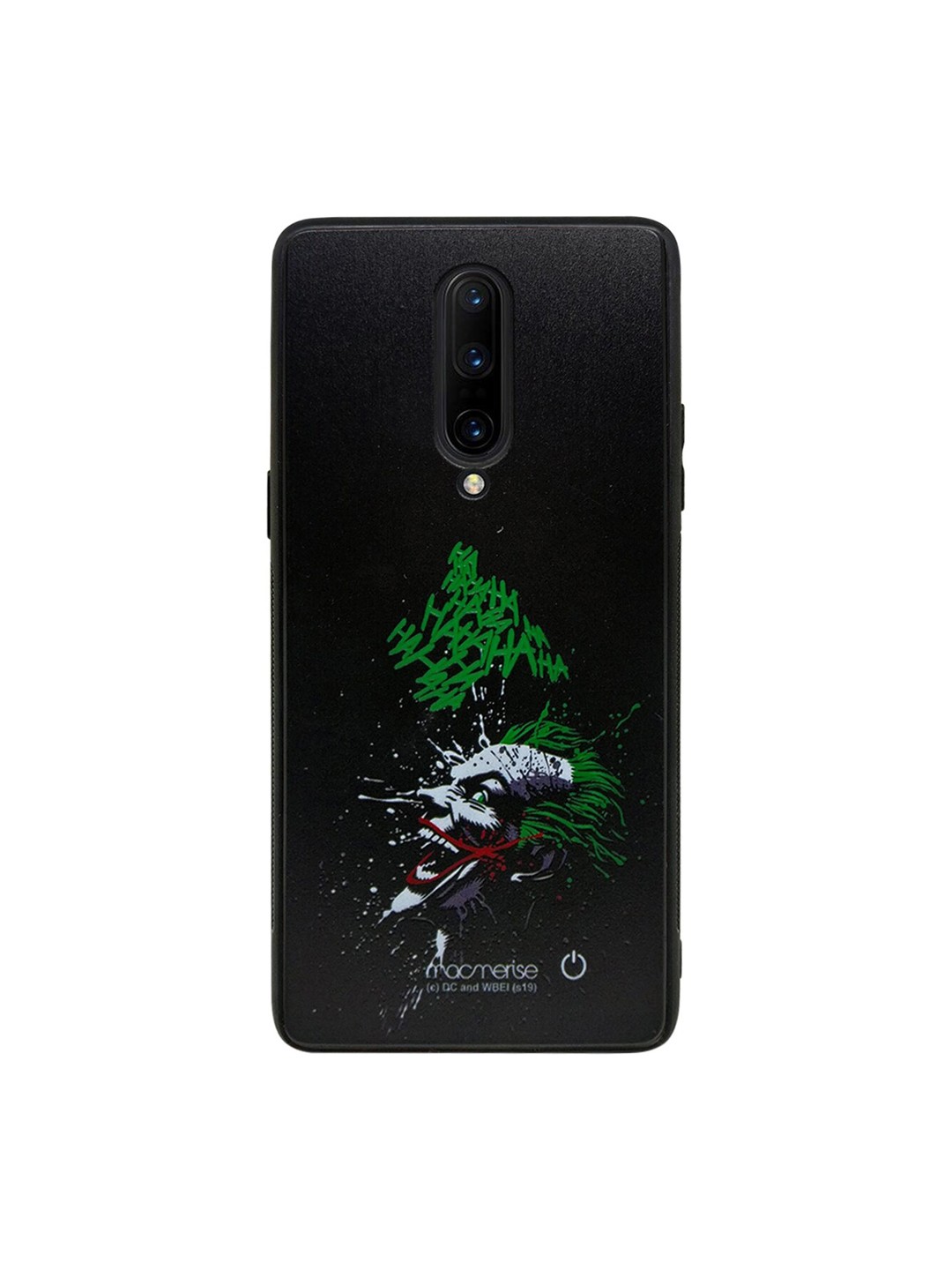 

macmerise Black & Green DC Comics Sinister Joker Laugh Lumous Sustainable IPhone 11 Pro Back Case