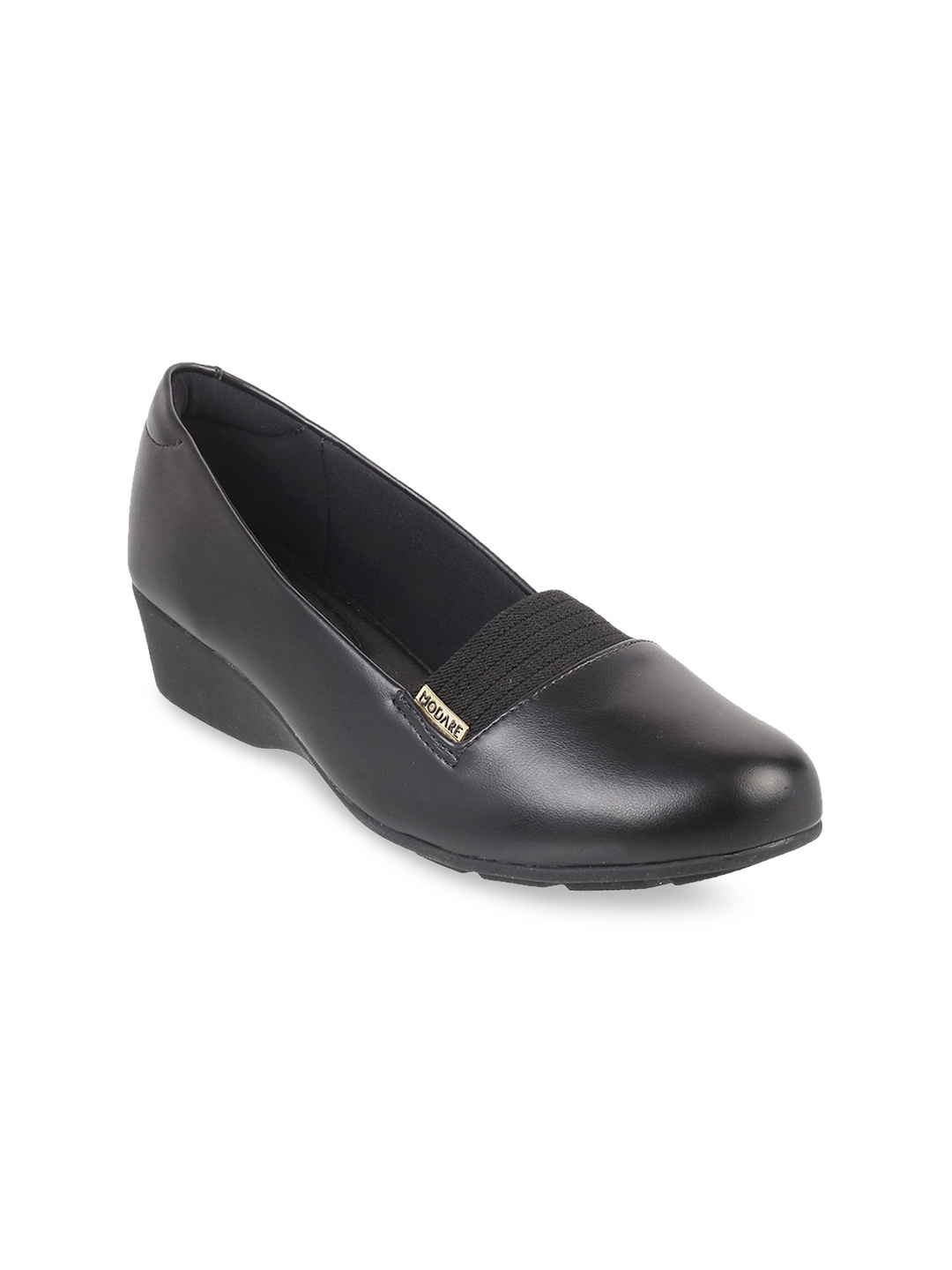 

J.FONTINI Women Black Solid Pumps