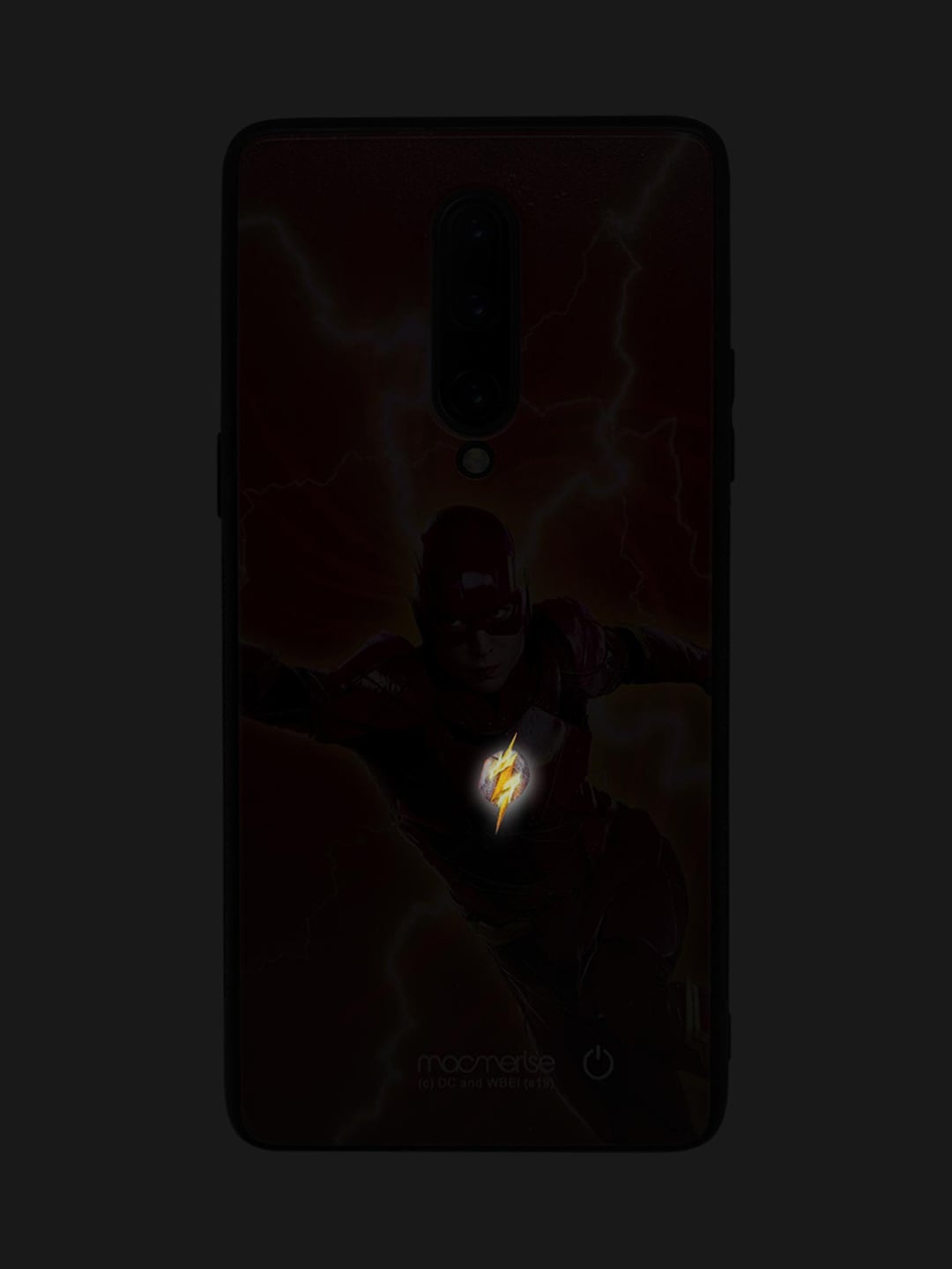 

macmerise Red & Yellow DC Comics Lightspeed Flash Lumous Sustainable OnePlus 8 Back Case