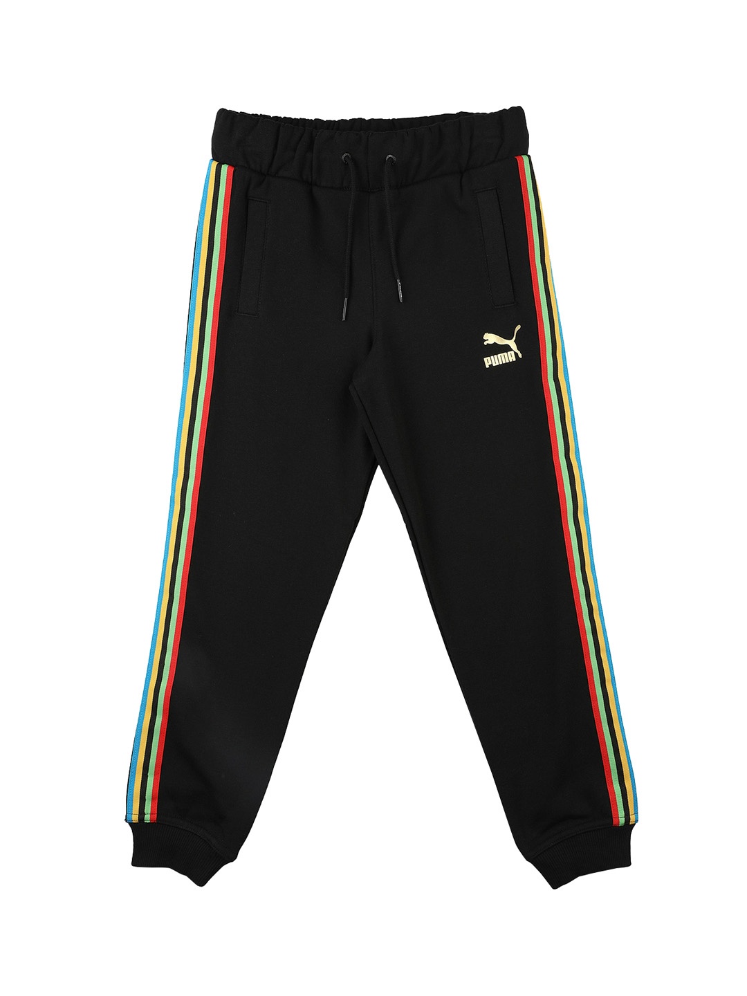 

Puma Boys Black Solid Straight Fit The Unity Collection TFS Joggers