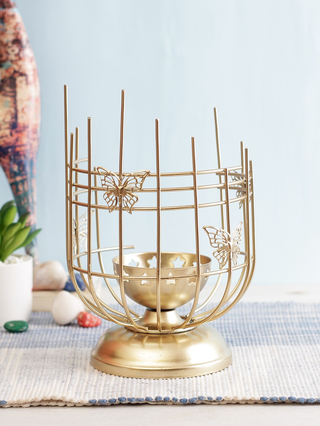 

TAYHAA Gold-Toned Metal Tealight Holder