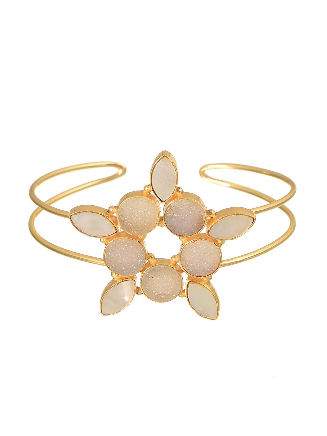 

INDYA Gold-Toned Cuff Bracelet