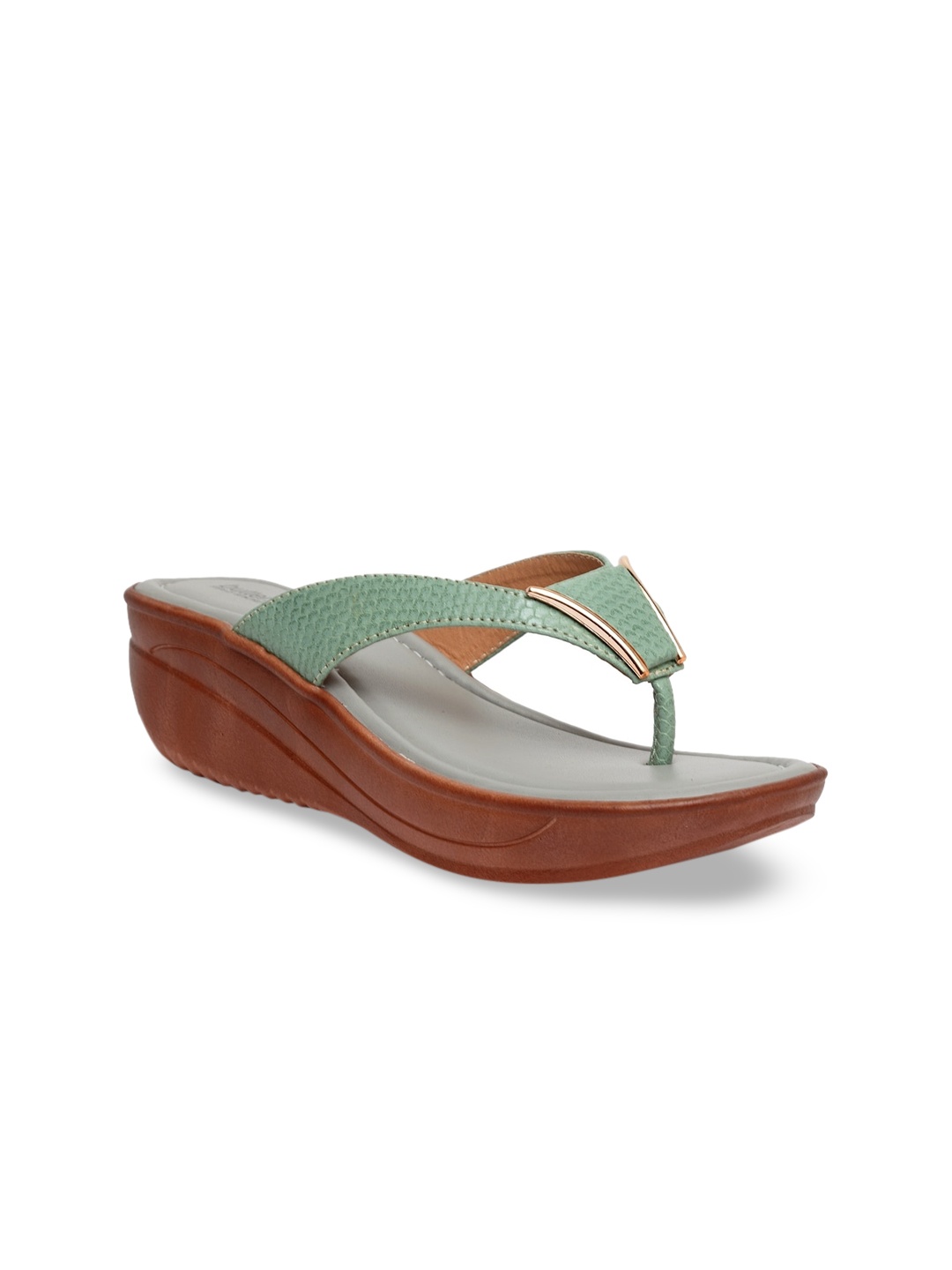 

Butterflies Women Green Solid Wedges
