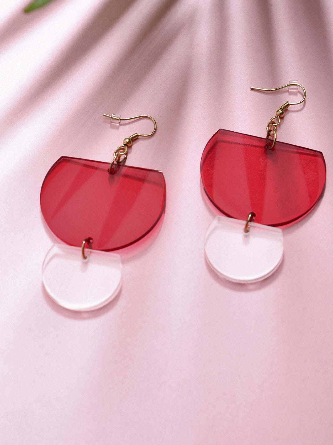 

STREET 9 Pink Contemporary Drop Earrings