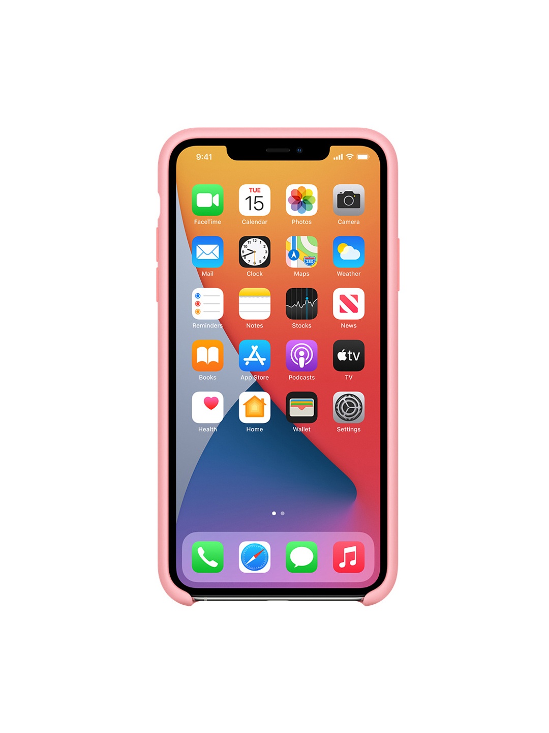 

TREEMODA Pink Solid iPhone 11 Silicone Case
