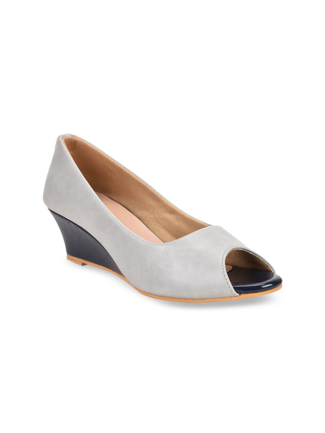 

SALARIO Women Grey Solid Peep Toes