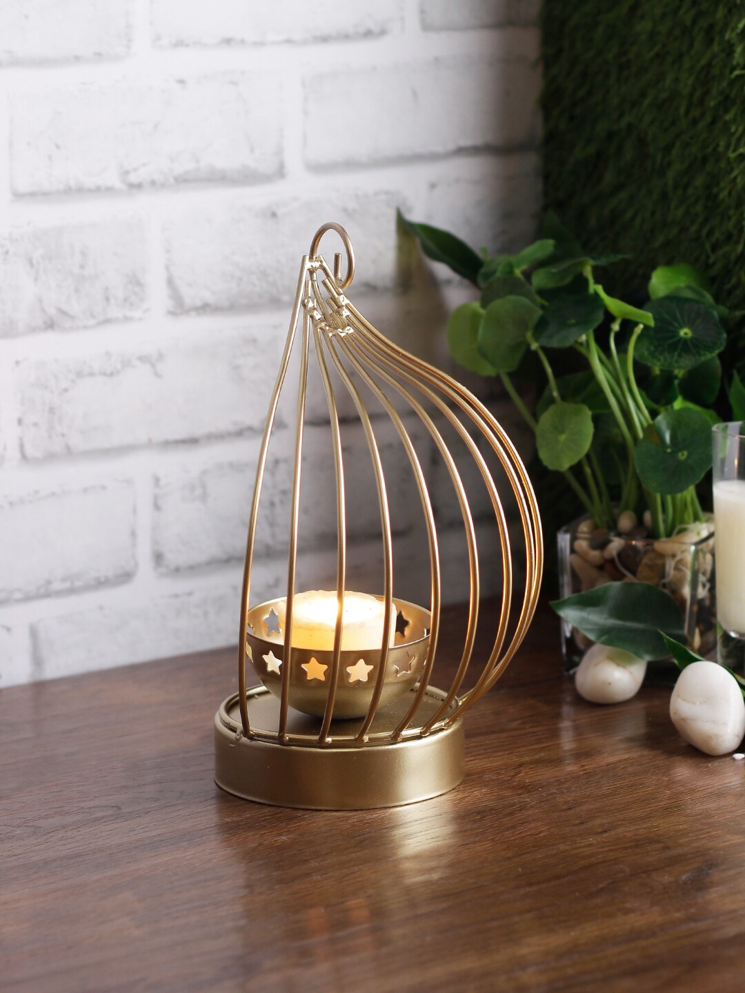 

TAYHAA Unisex Gold-Coloured Tealight Candle Holder