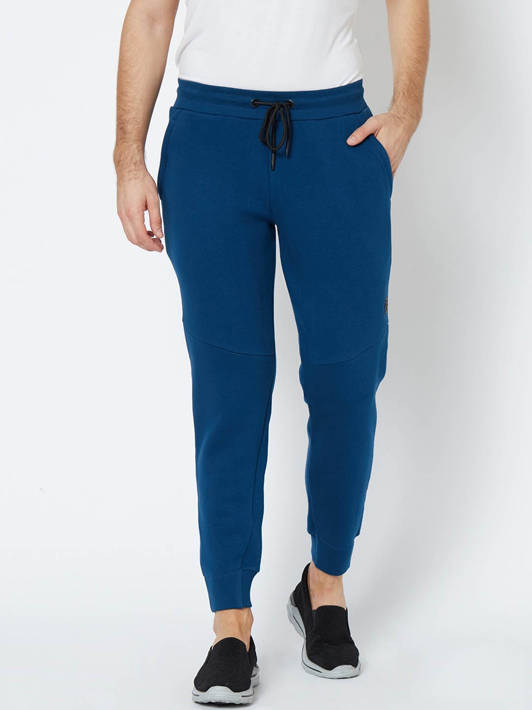 

Sweet Dreams Men Blue Solid Joggers