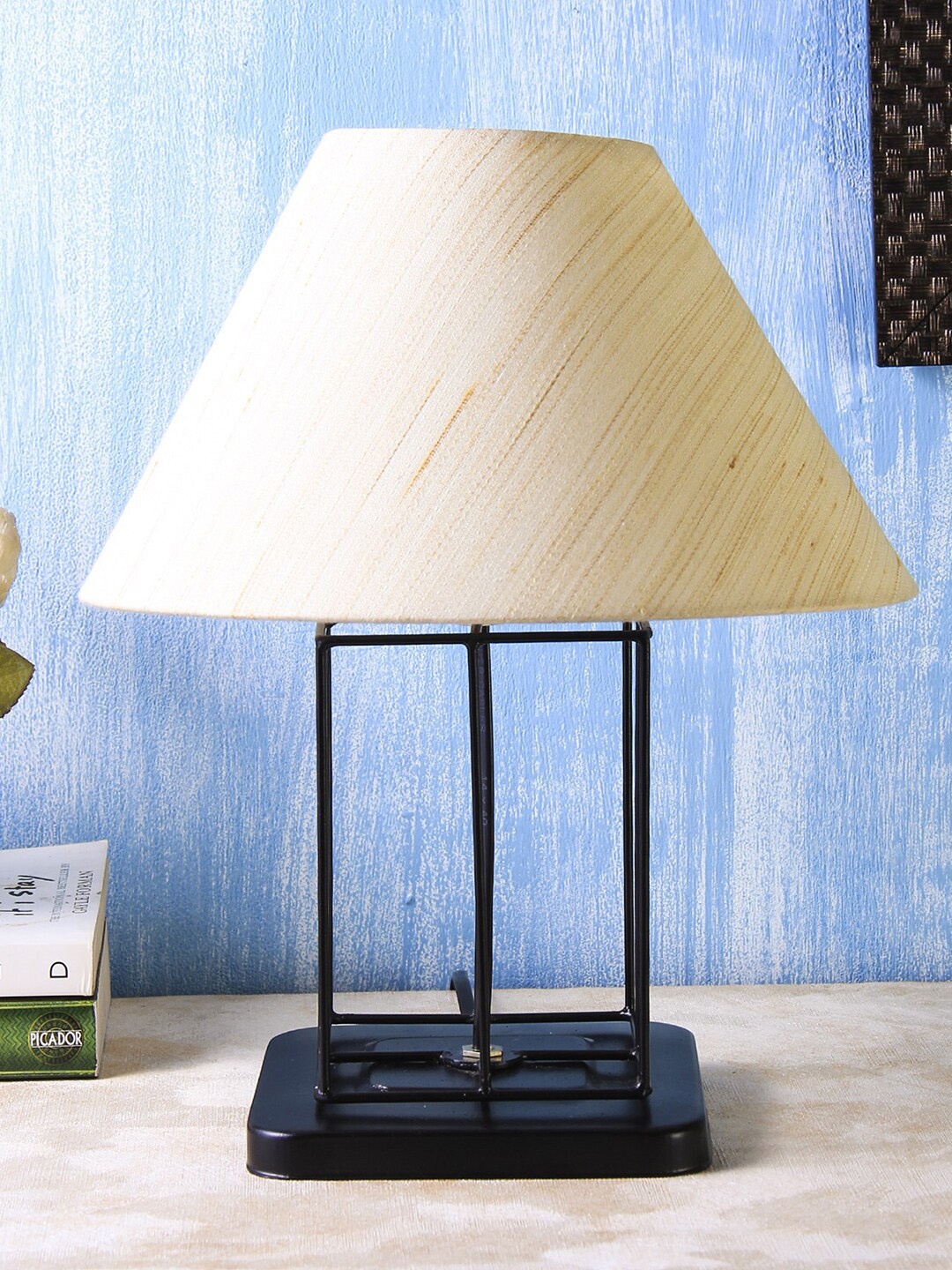 

Devansh Cream-Coloured Solid Traditional Frustum Table Lamp