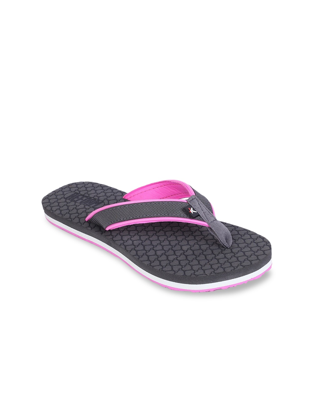 

REFOAM Women Pink & Grey Solid Thong Flip-Flops
