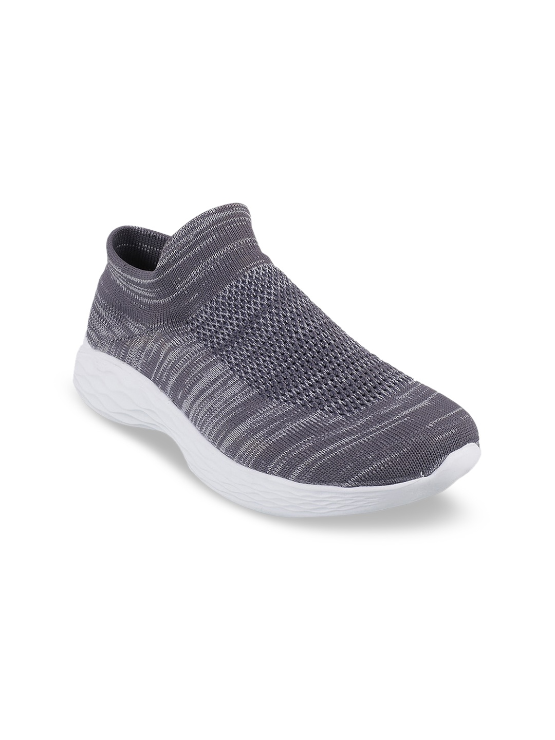 

Metro Women Grey Slip-On Sneakers