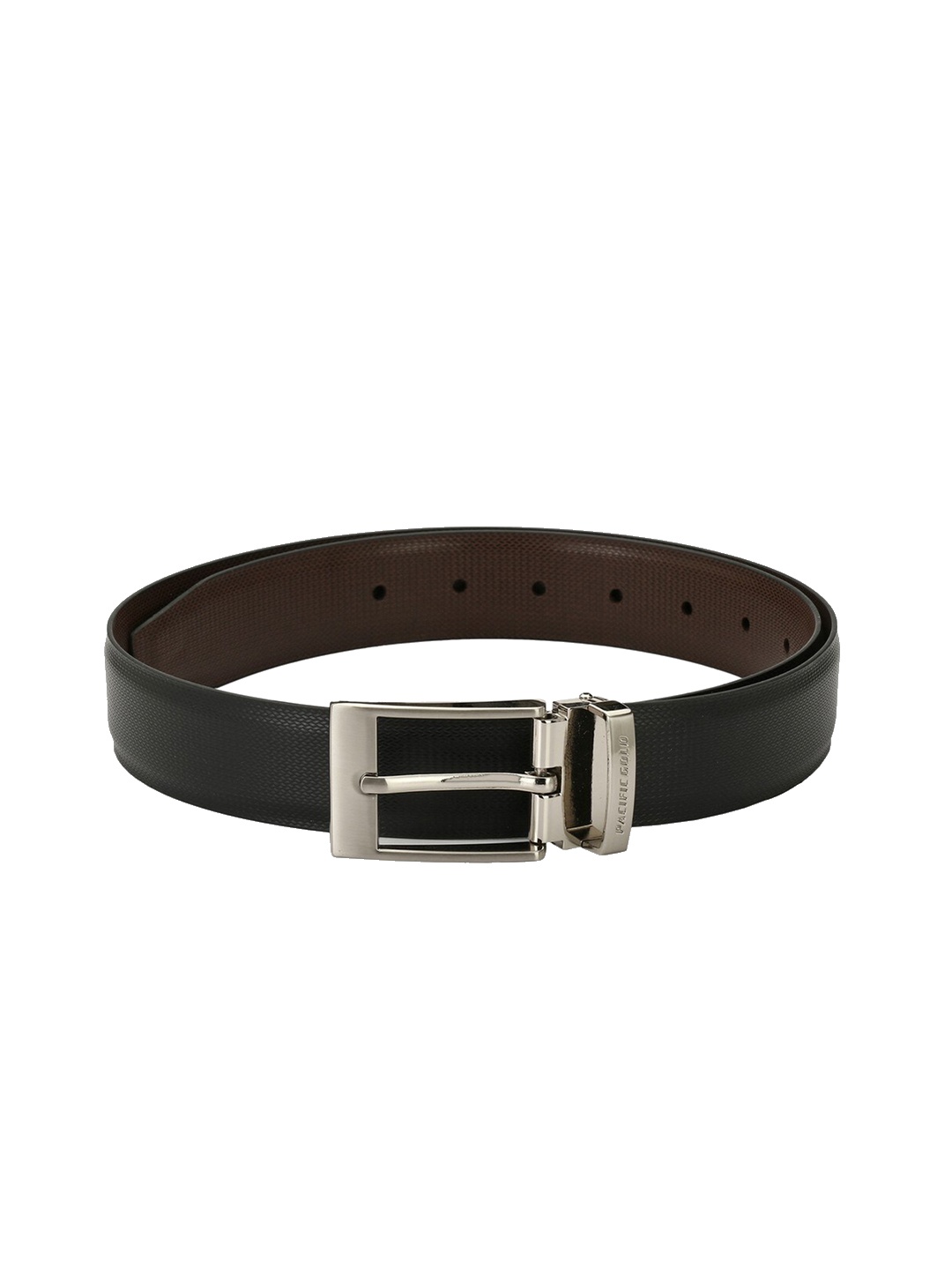 

Pacific Gold Men Black & Brown Reversible Solid Belt