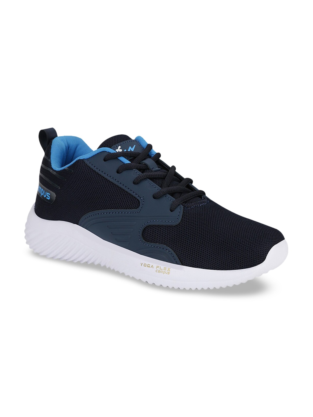 Campus Women Navy Blue Mesh Running Shoes