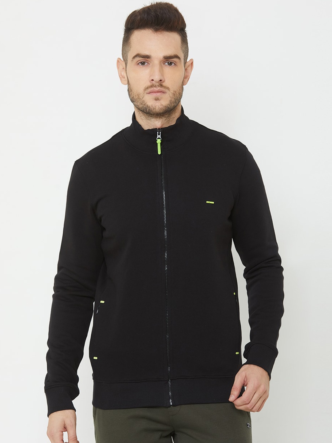 

Sweet Dreams Men Black Solid Sweatshirt
